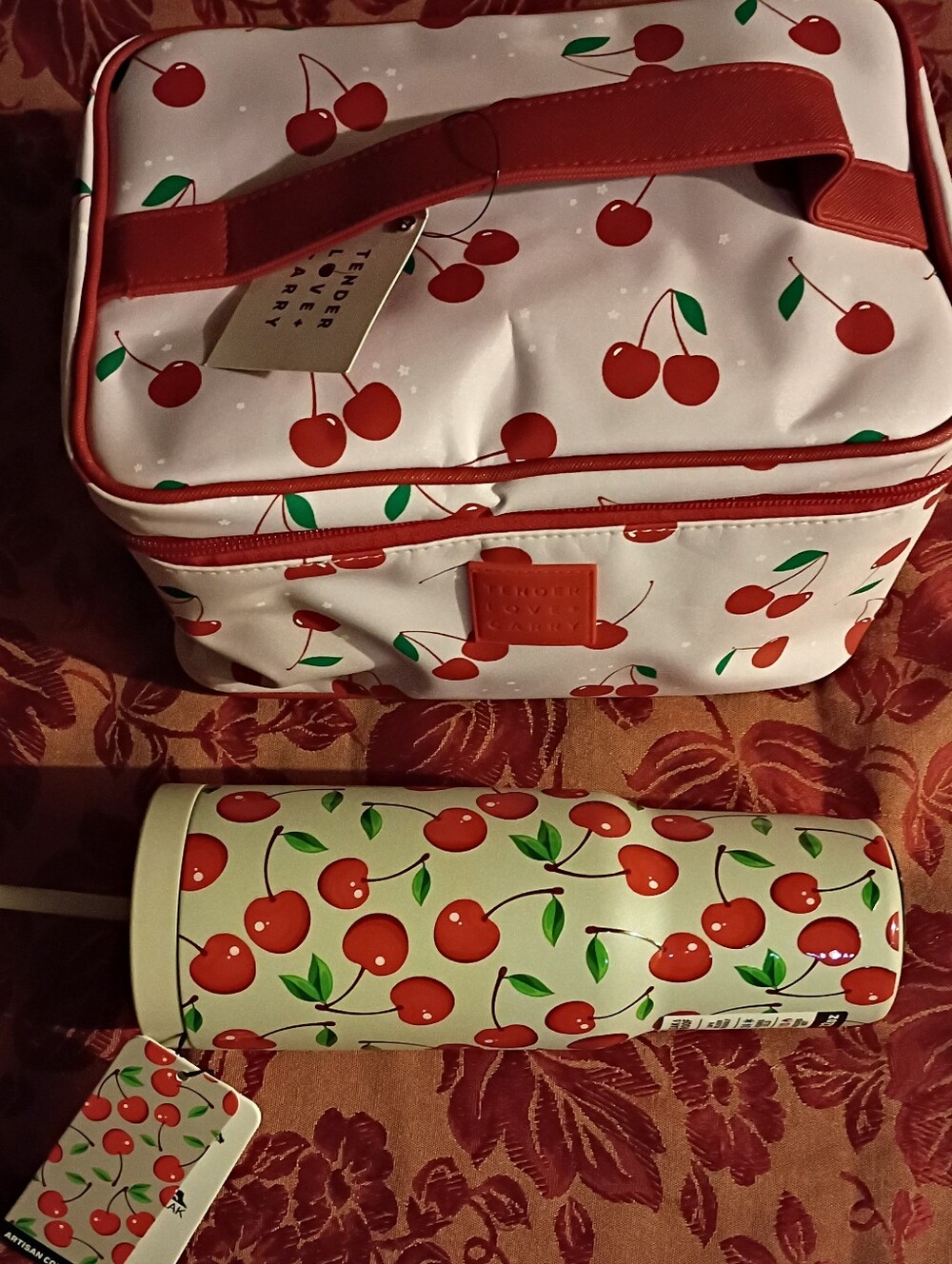 Collection 🍒Cosmetic Case and Travel Tumbler
